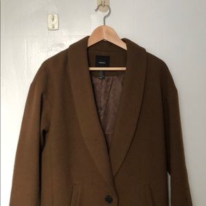 Forever 21 oversized wool blend coat size M